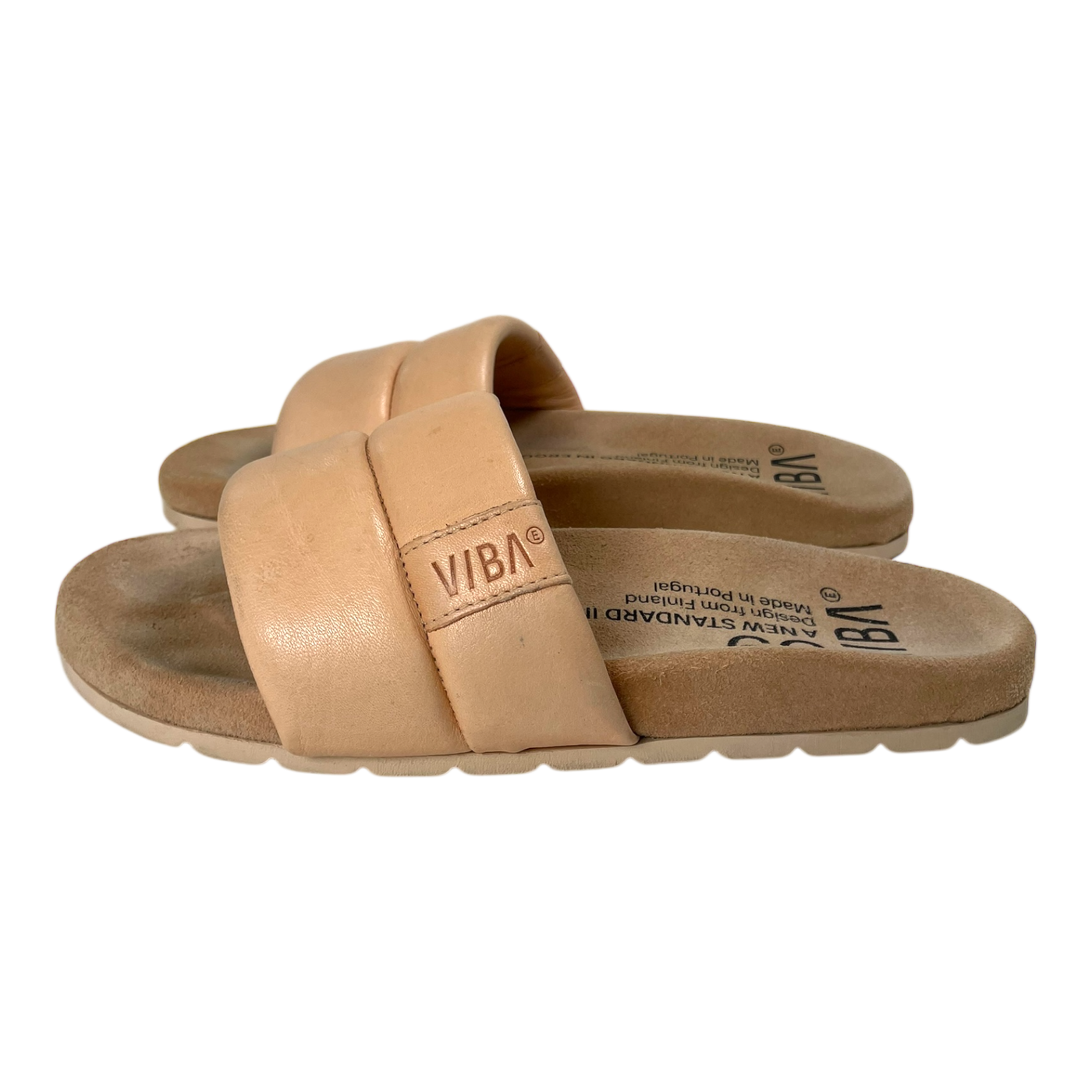 VIBAe Porto leather sandals, desert nude | 39