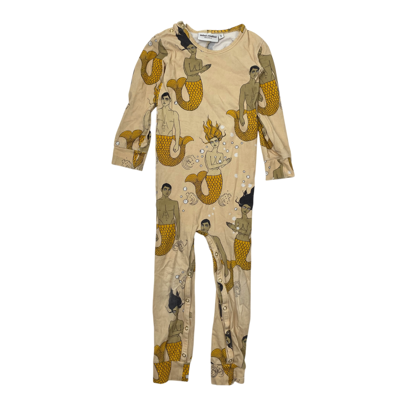 Mini Rodini tricot jumpsuit, mermaids | 92/98cm