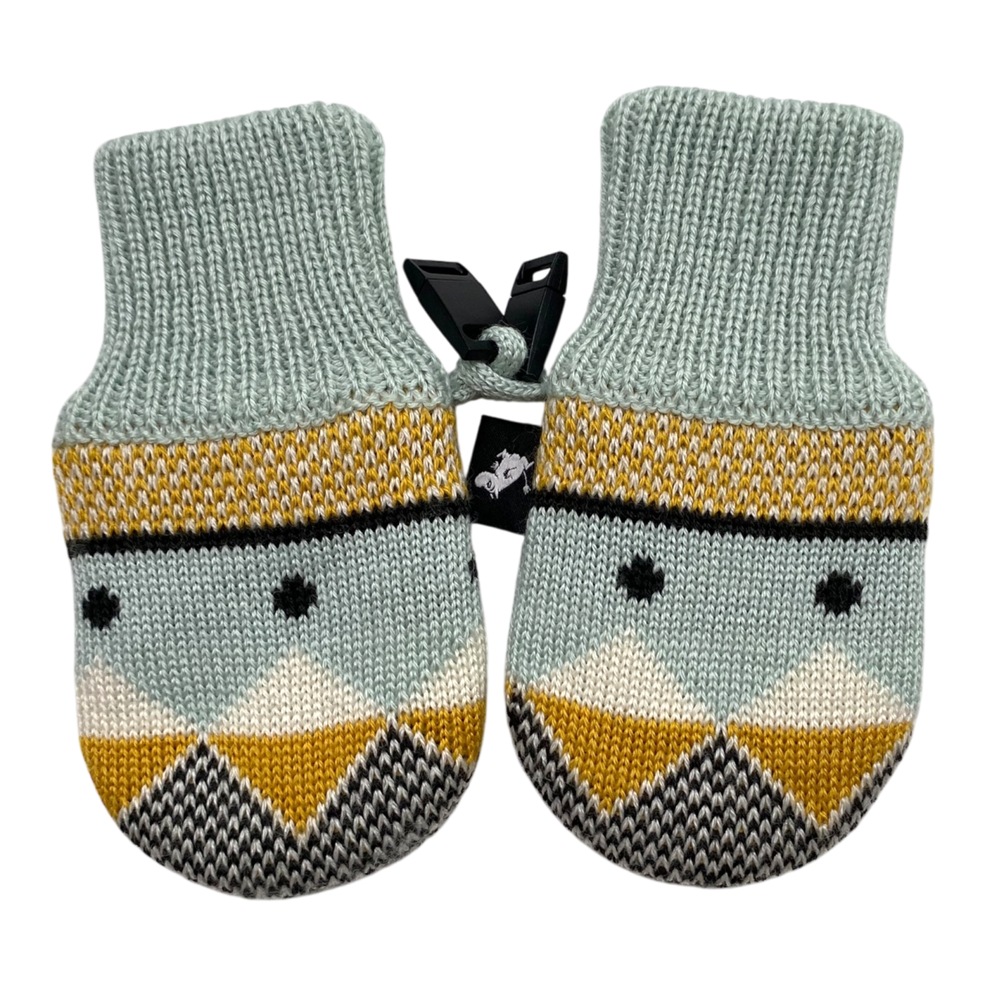 Reima x Moomin knitted mittens, turquoise | baby