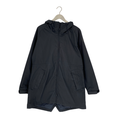 Makia midseason parka jacket, black | unisex L
