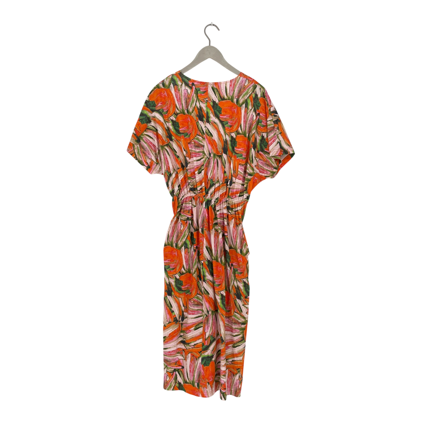 Aarre twist dress, orange multicolor | woman M