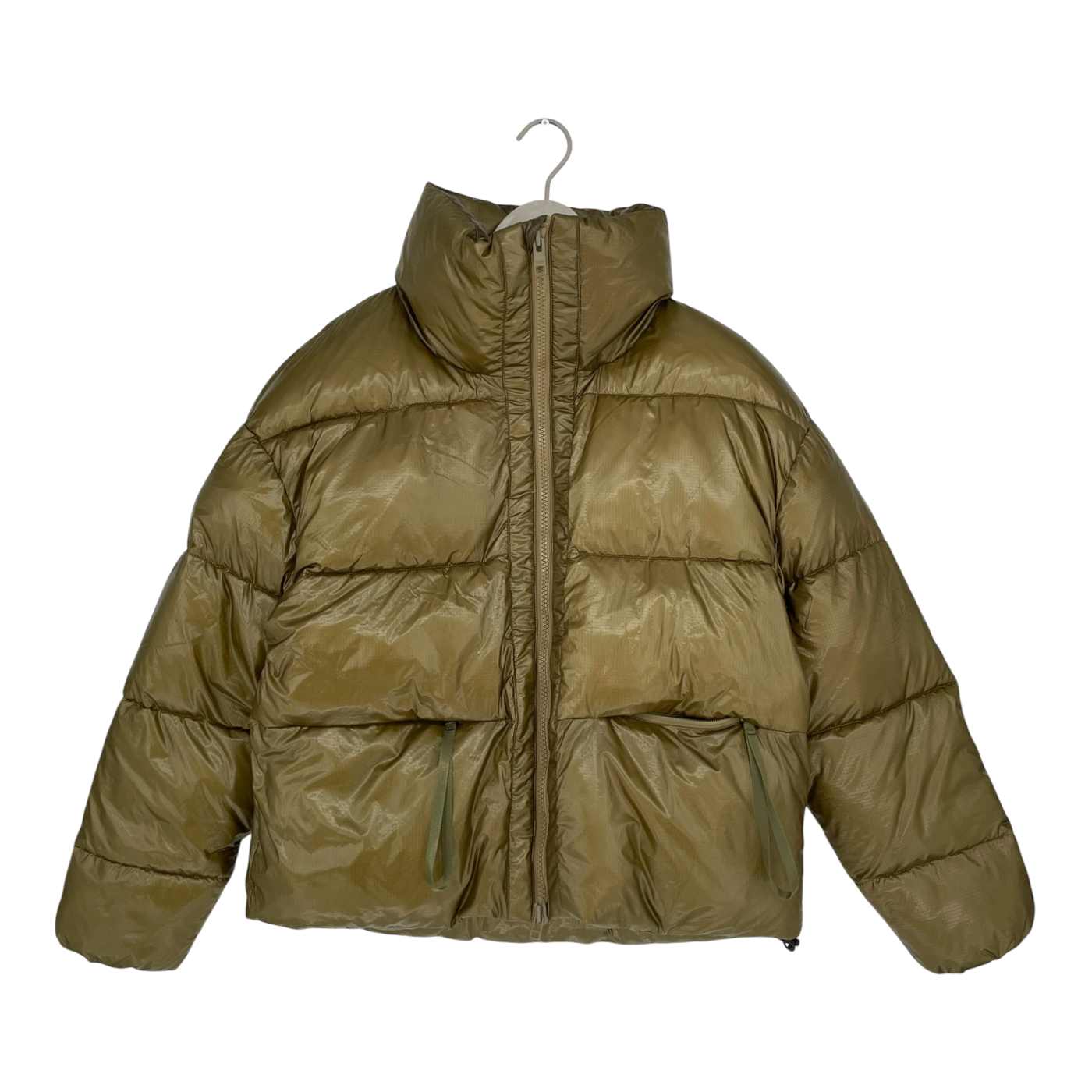 Embassy of Bricks and Logs lyon puffer jacket, shiny leaf green | unisex S