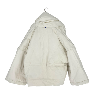 Embassy of Bricks and Logs chiba puffer coat, white | woman S