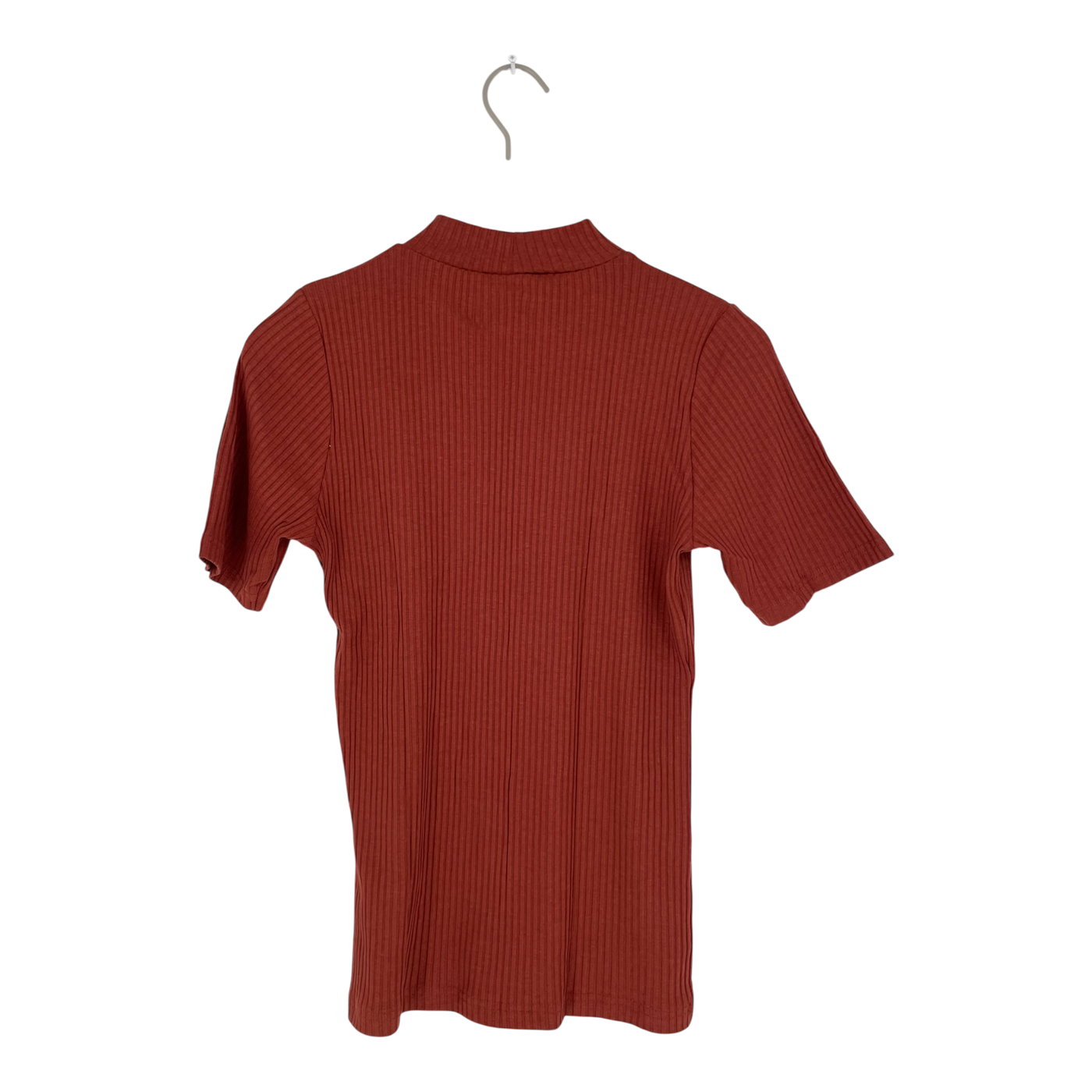 Toive rib t-shirt, mahogany | woman L