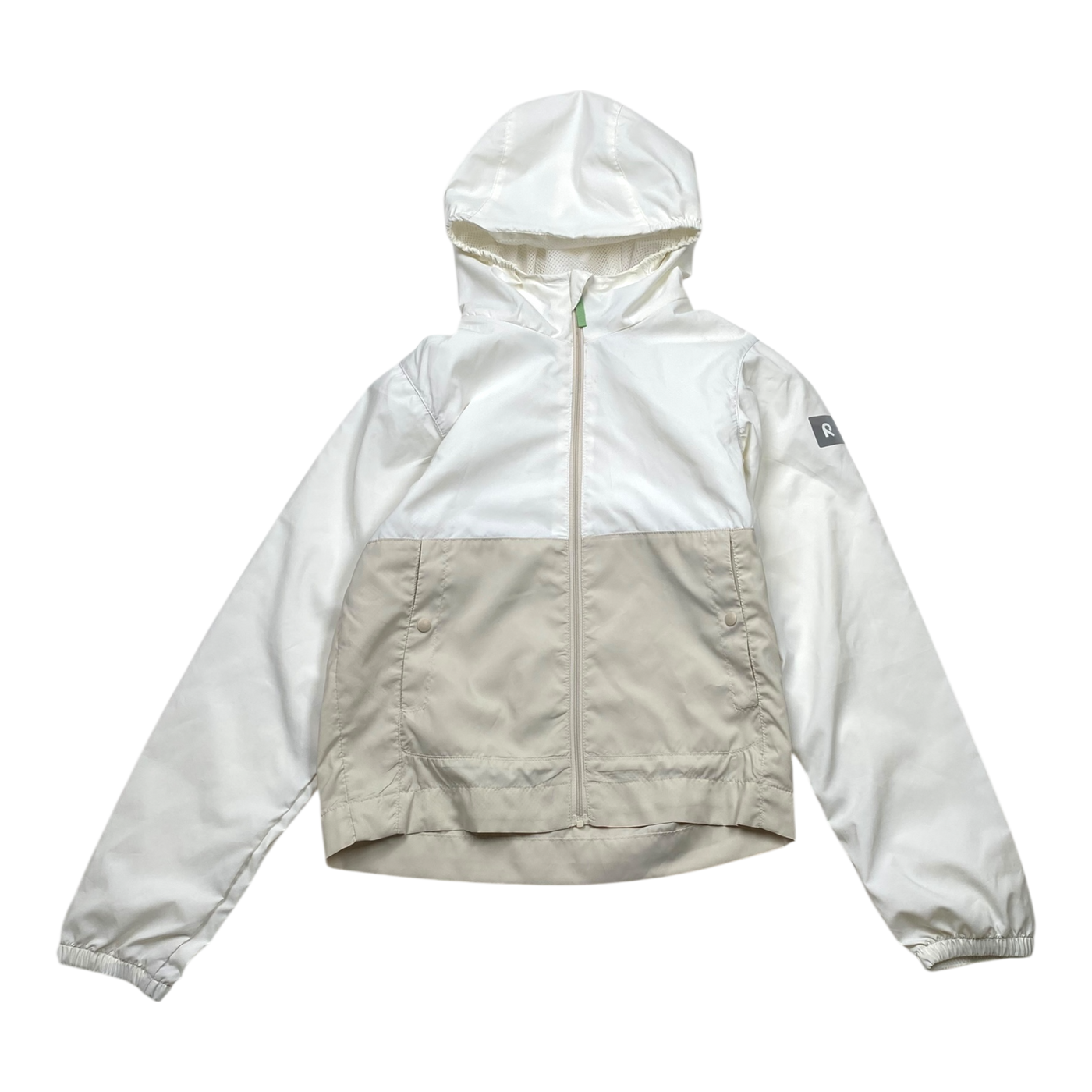 Reima arvo windbreaker jacket, white/vanilla | 134cm
