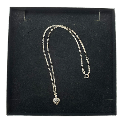 Kalevala Koru talon sydän necklace, silver