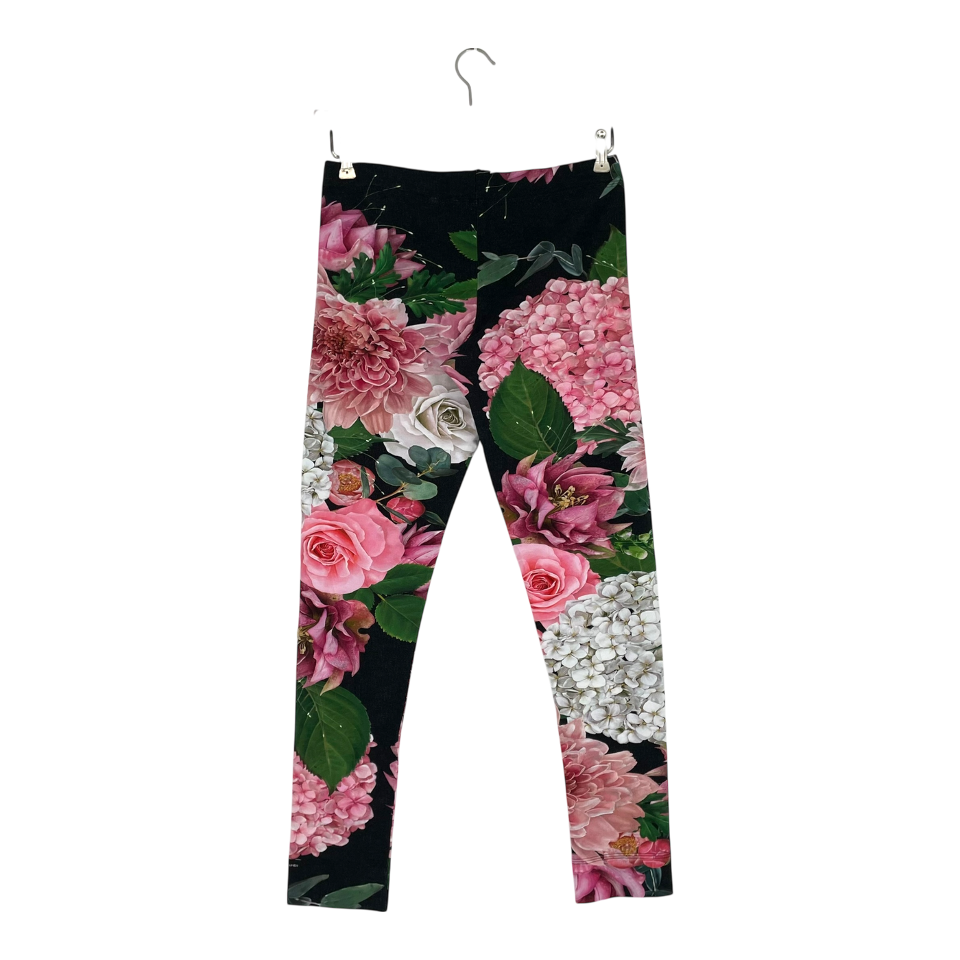 Ommellinen tricot leggings, flowers | woman L