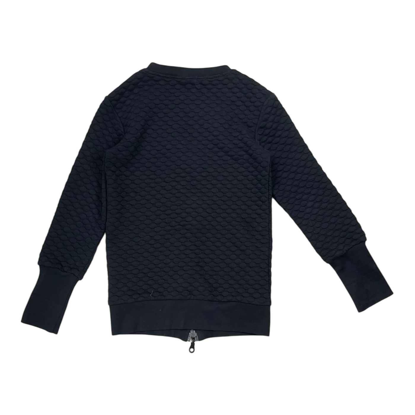 Aarre zipper sweat hoodie, black | 110/116cm