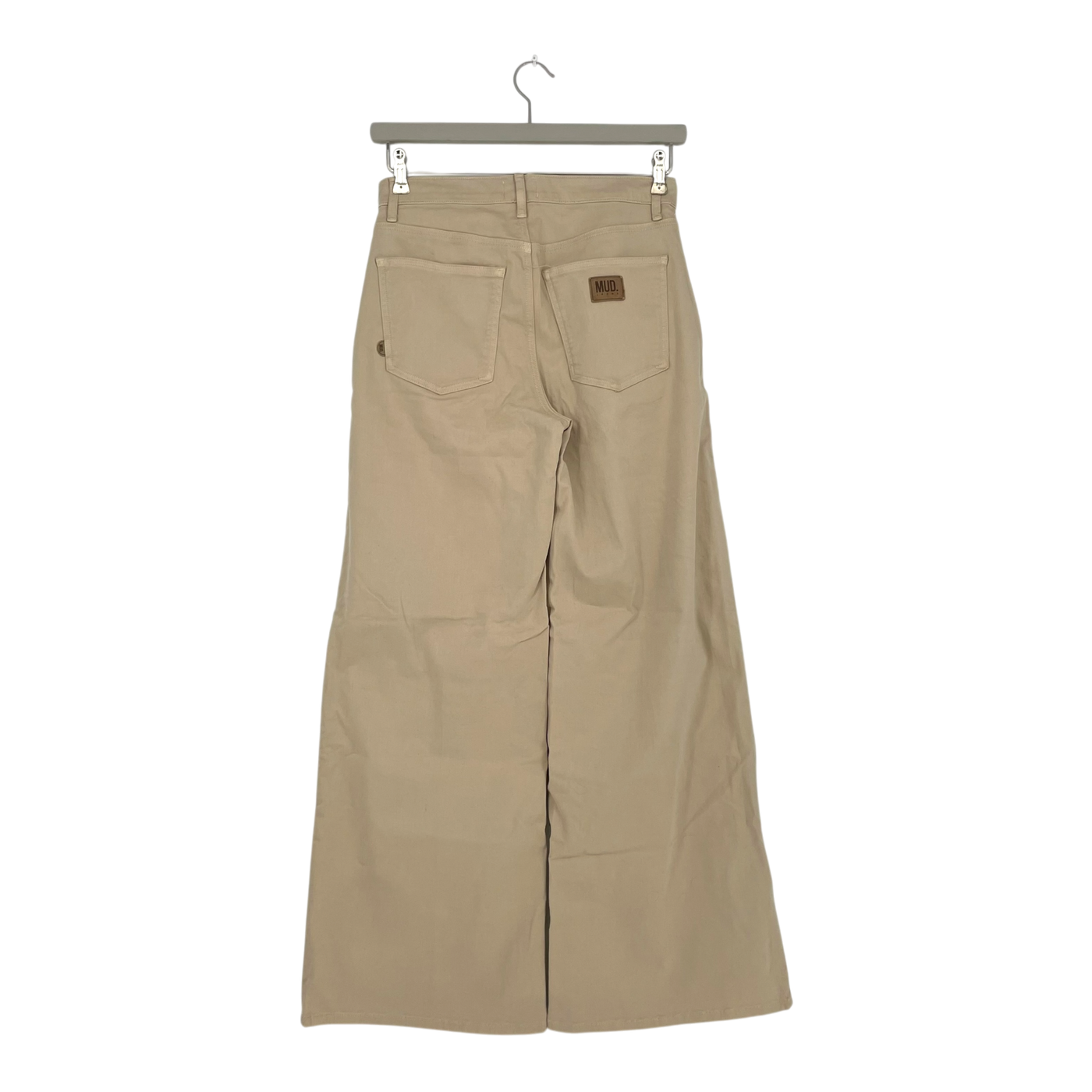 Mud Jeans chelsea wide leg pants, tan | woman 27
