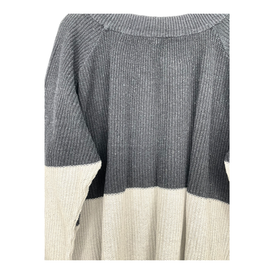 Papu patent knit dress, black/white | woman M/L