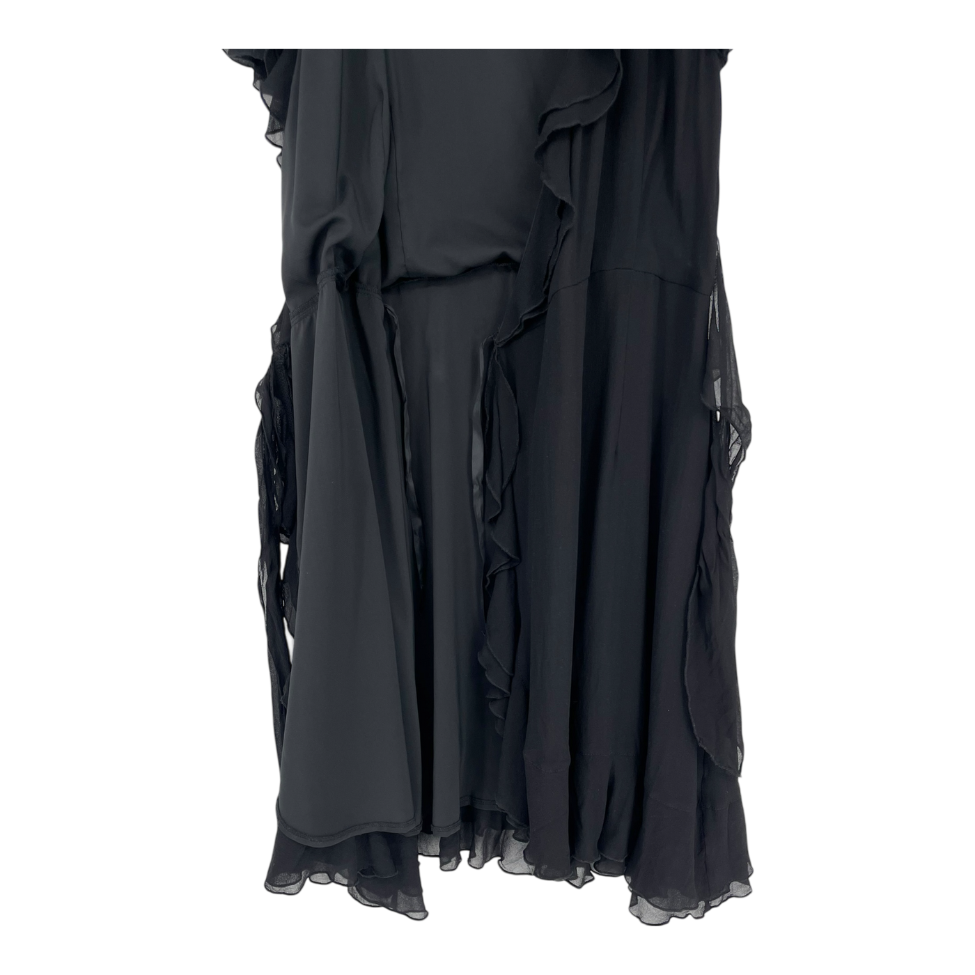 Andiata silk wrap dress, black | woman 38