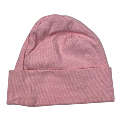 Metsola tricot rib beanie, pink | 5-6y