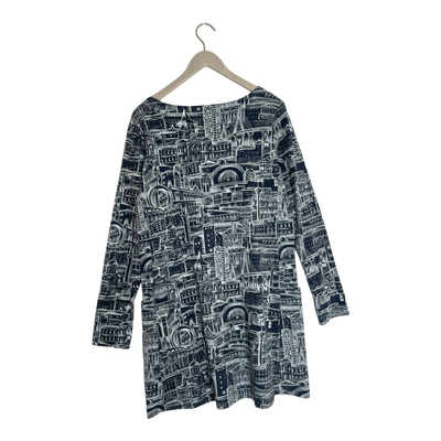 Ommellinen lea tunic, dark grey | woman XL