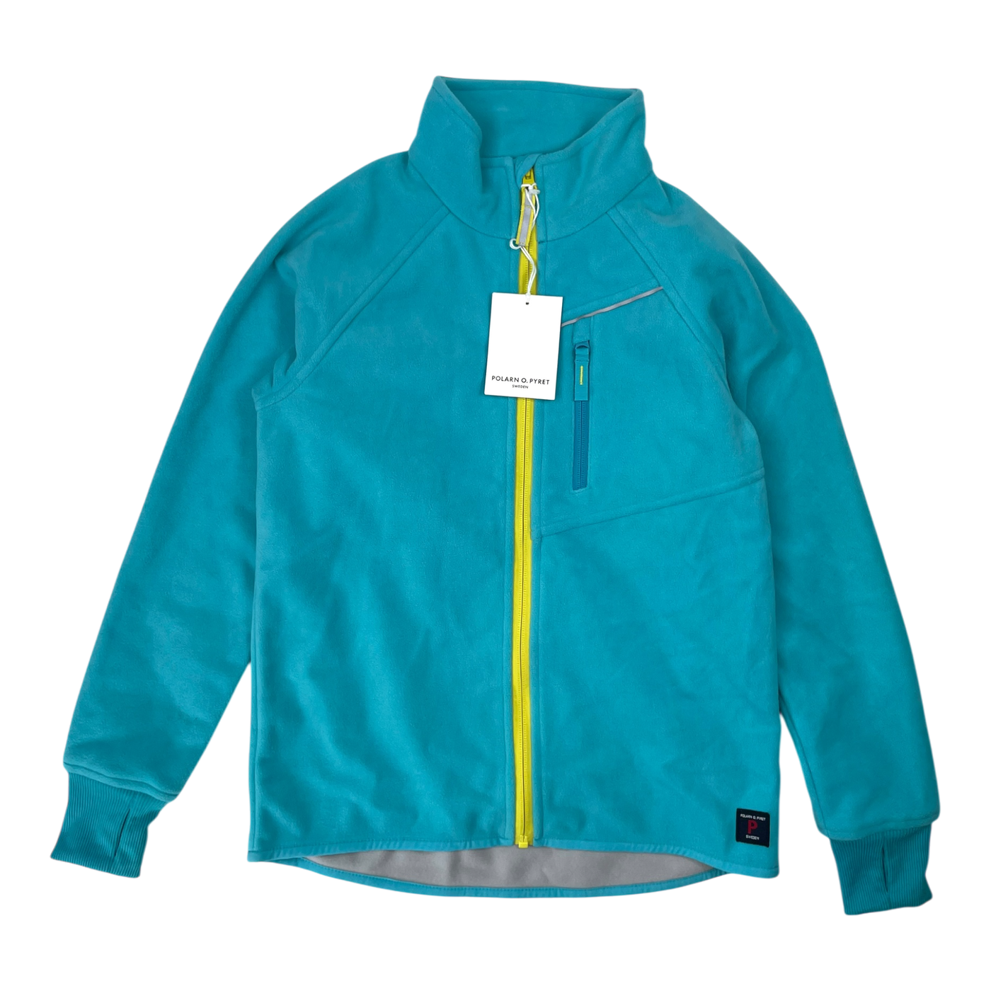 Polarn O. Pyret windfleece jacket, turquoise | 140cm