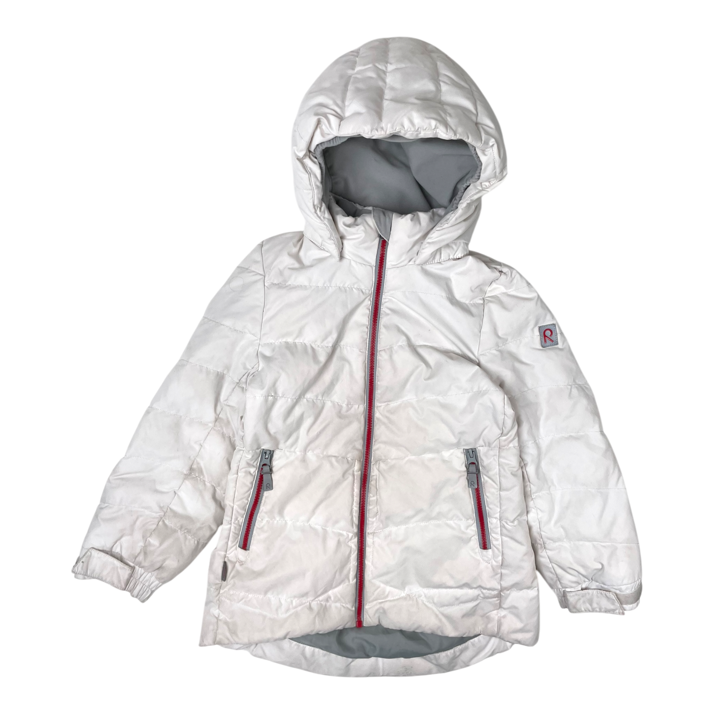 Reima down winter jacket, white | 128cm