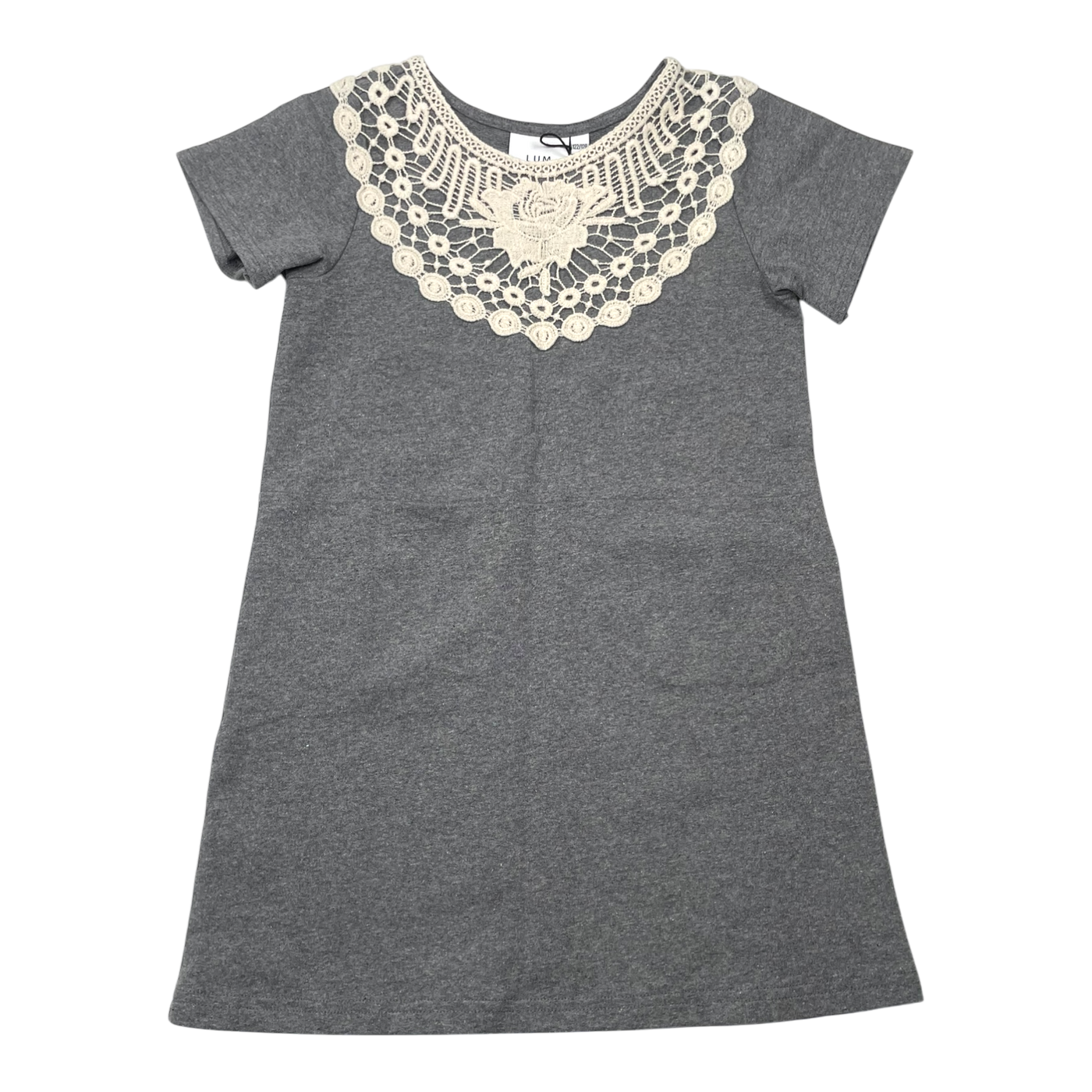 Lumoan sweat dress, grey | 122/128cm