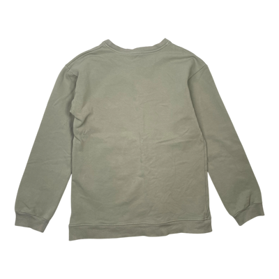 Metsola pocket sweatshirt, dusty green | 134/140cm