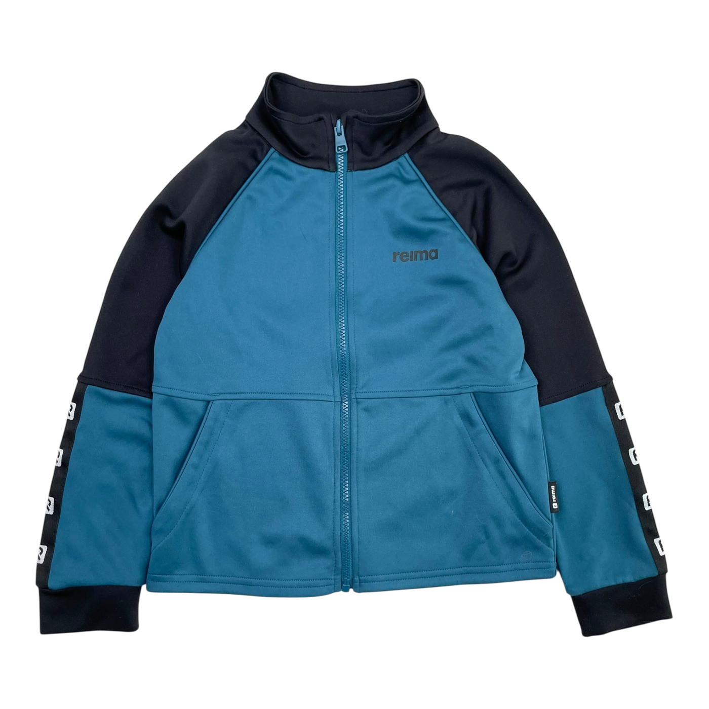 Reieima Verrari Track -Anzug Jacke, schwarz/ blau | 134 cm