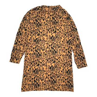 Mini Rodini basic dress, leopard | 140/148cm