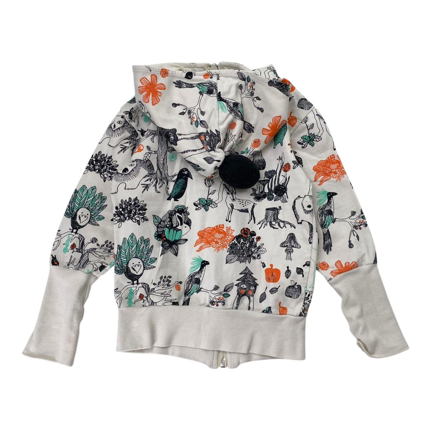 Aarre zipper sweat hoodie, multicolor | 90cm