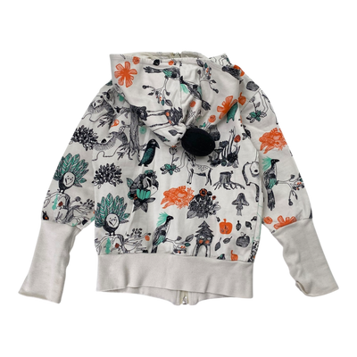 Aarre zipper sweat hoodie, multicolor | 90cm