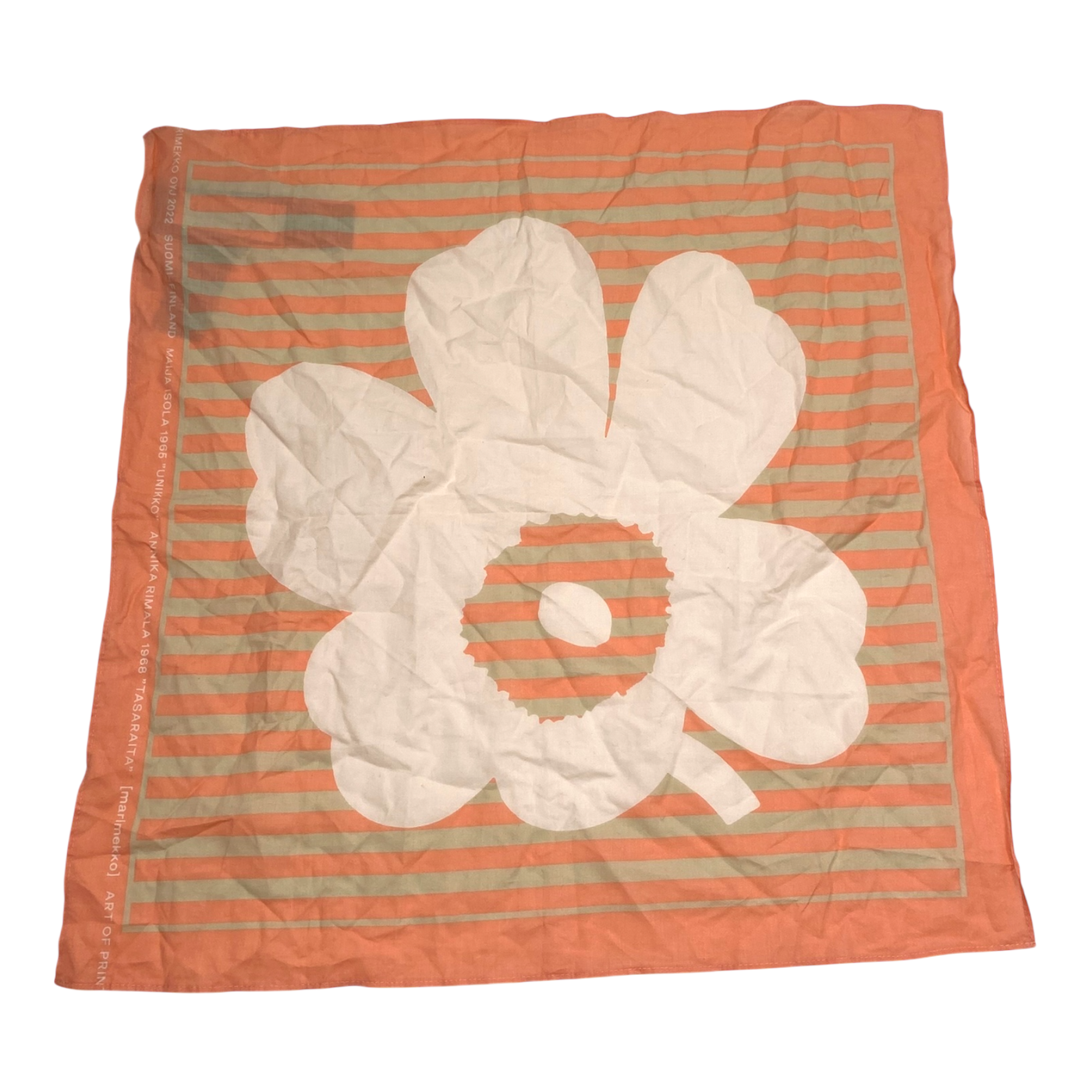 Marimekko woven scarf, unikko
