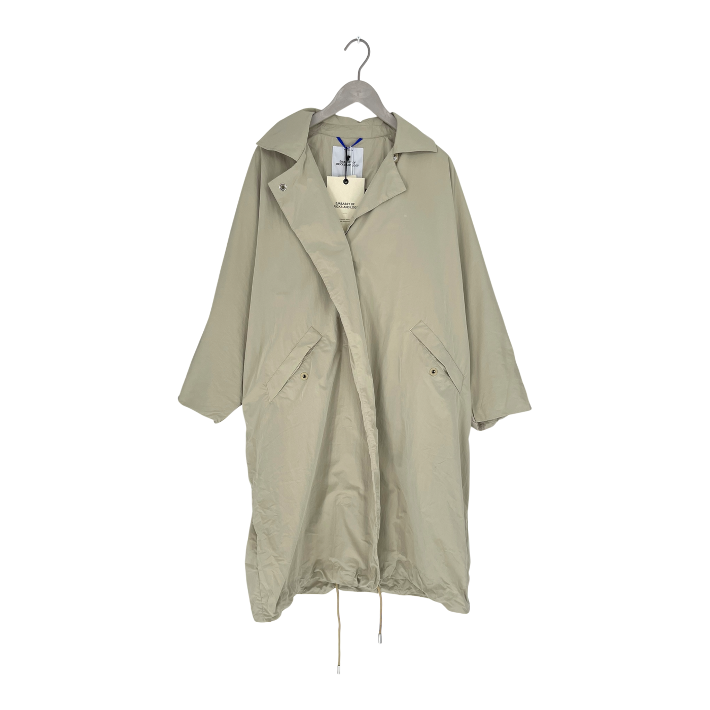 Embassy of Bricks and Logs miami trench coat, beige | woman S