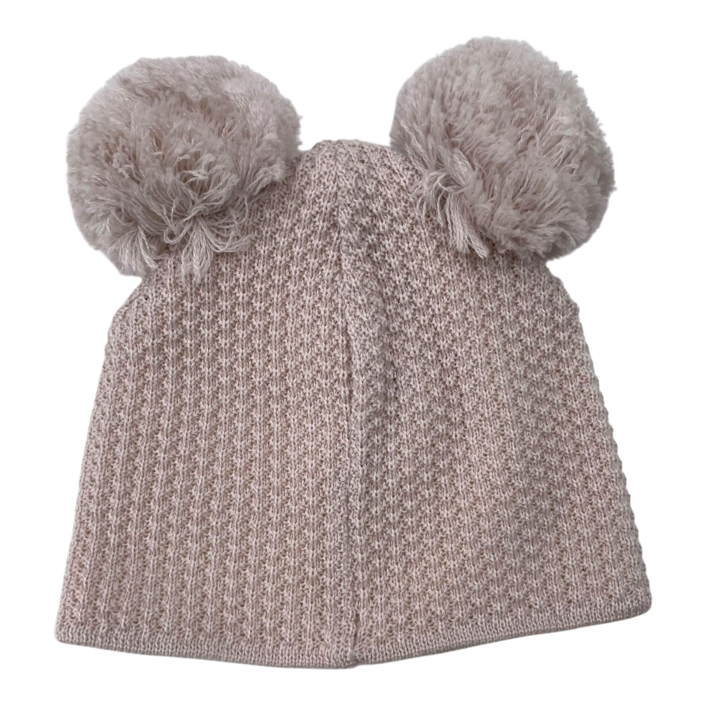Gugguu merino beanie with 2 poms, wheat | 52/53cm