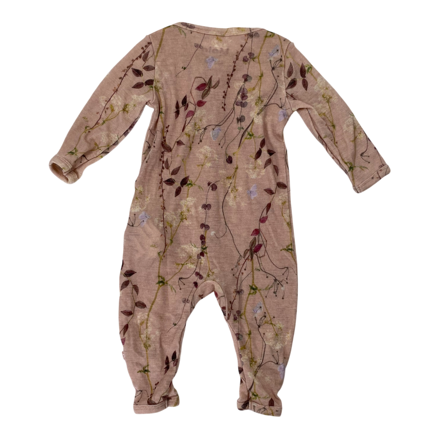 Molo merino jumpsuit, flowers | 62cm