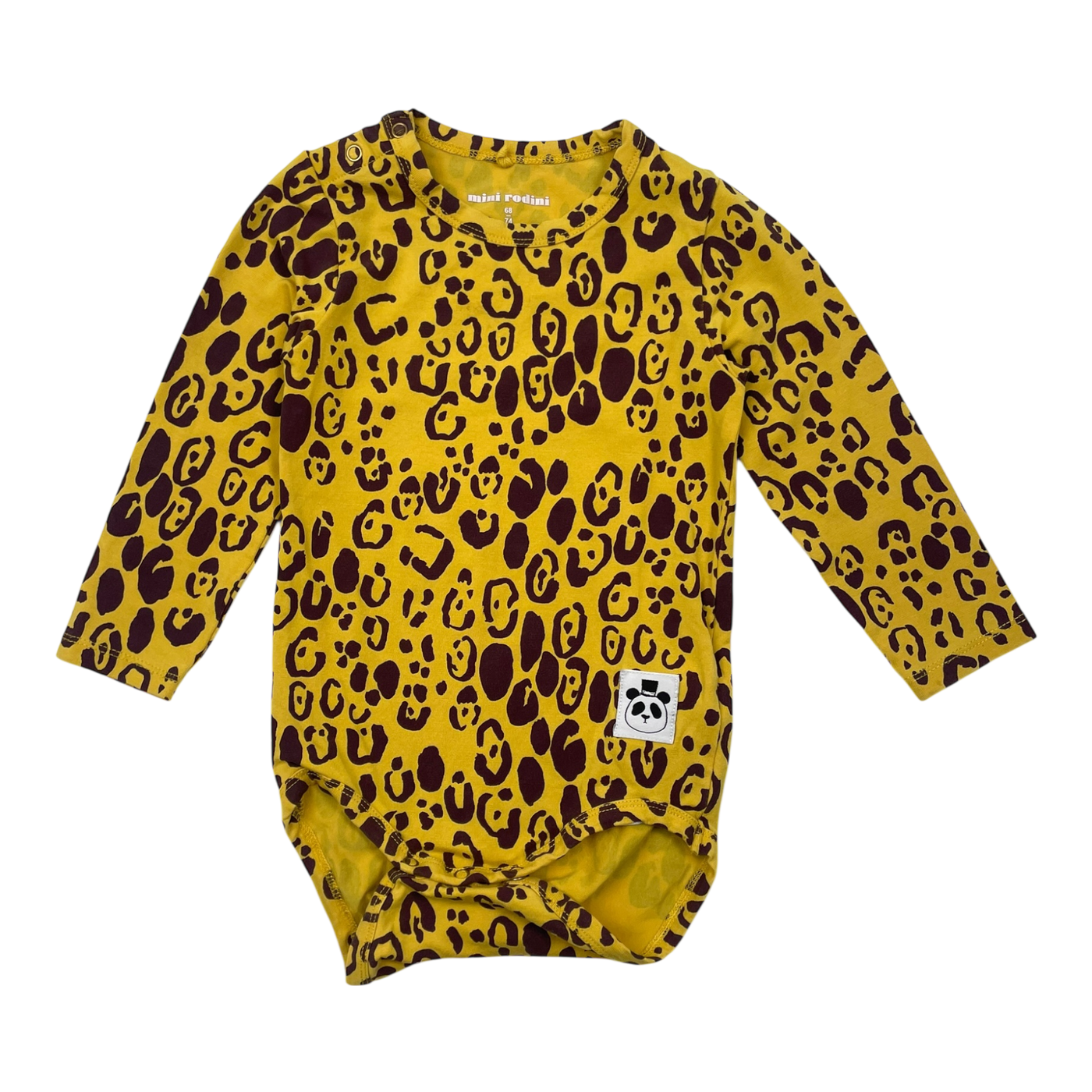 Mini Rodini body, leopard | 68/74cm