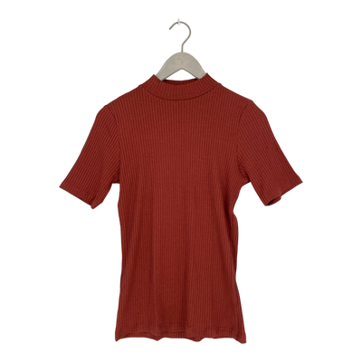 Toive rib t-shirt, mahogany | woman L