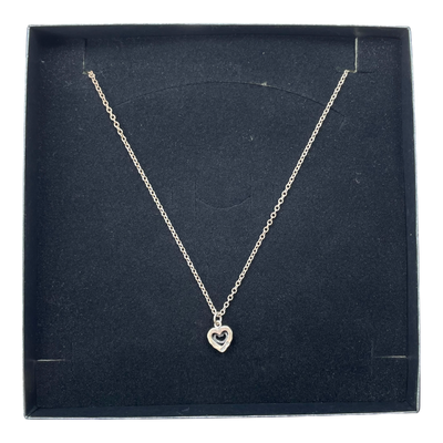 Kalevala Koru talon sydän necklace, silver