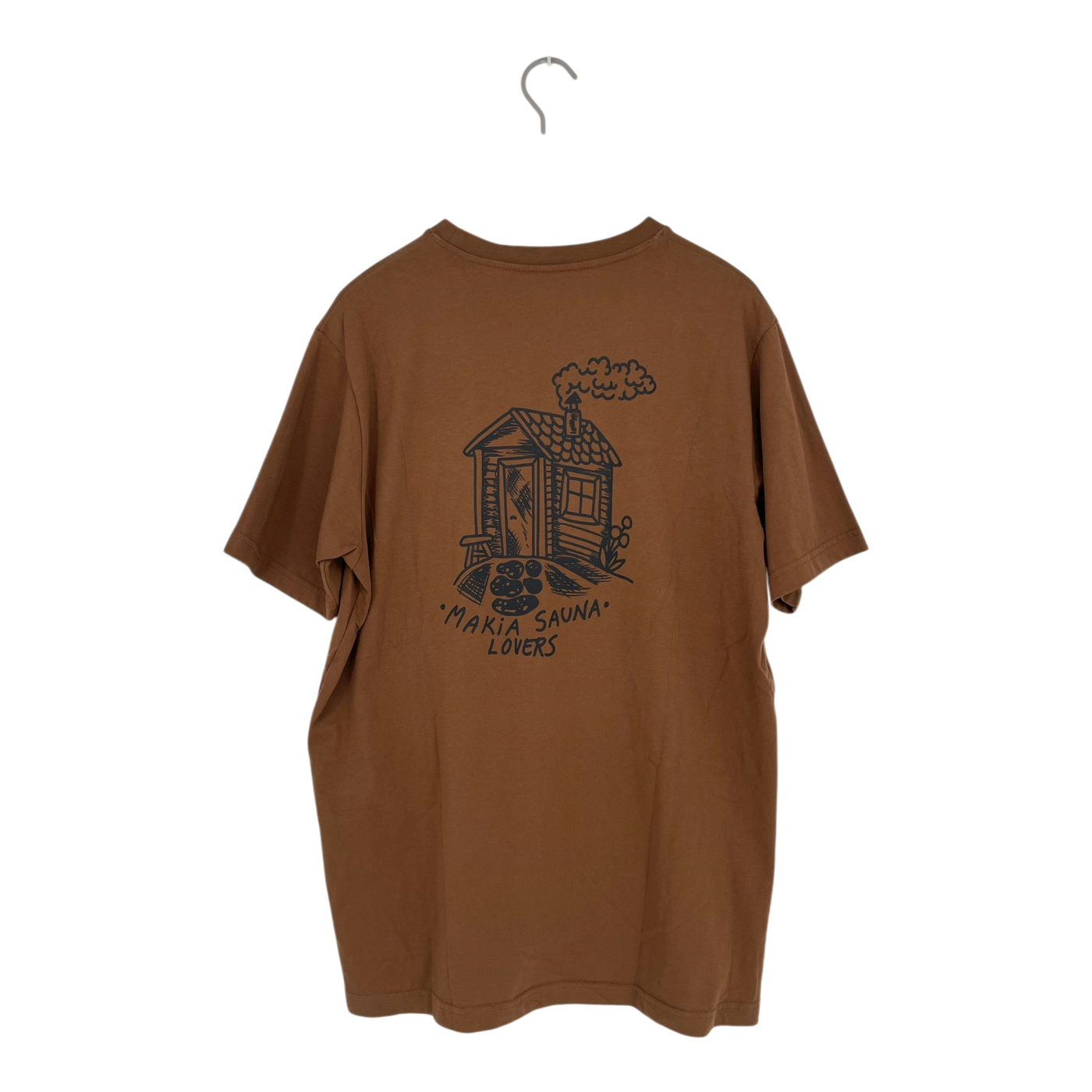 Makia t-shirt, brown | unisex XL