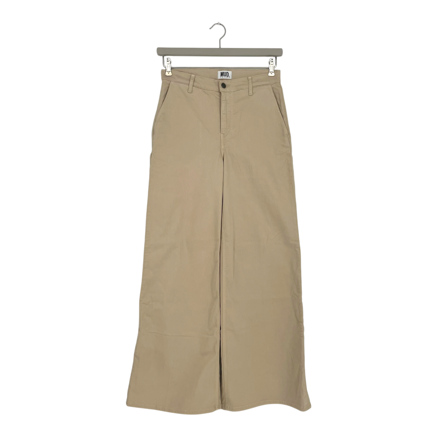 Mud Jeans chelsea wide leg pants, tan | woman 27