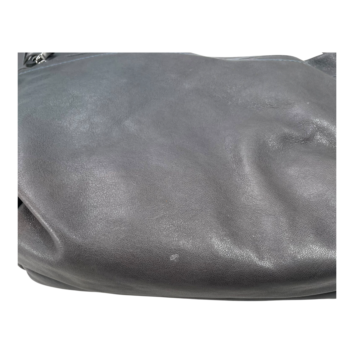 Harold's Bags leather nabuku shoulderbag, grey