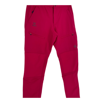 Halti pallas warm x-strech pants, raspberry | woman 36