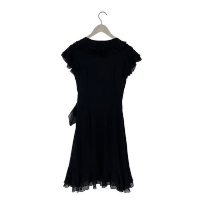 Andiata silk wrap dress, black | woman 38