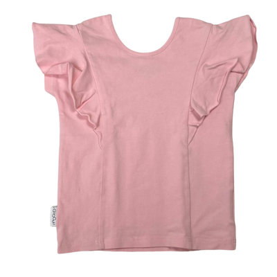 Gugguu frill t-shirt, pink | 86cm