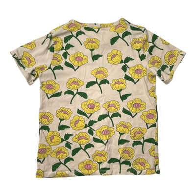 Mini Rodini t-shirt, flowers | 128/134cm