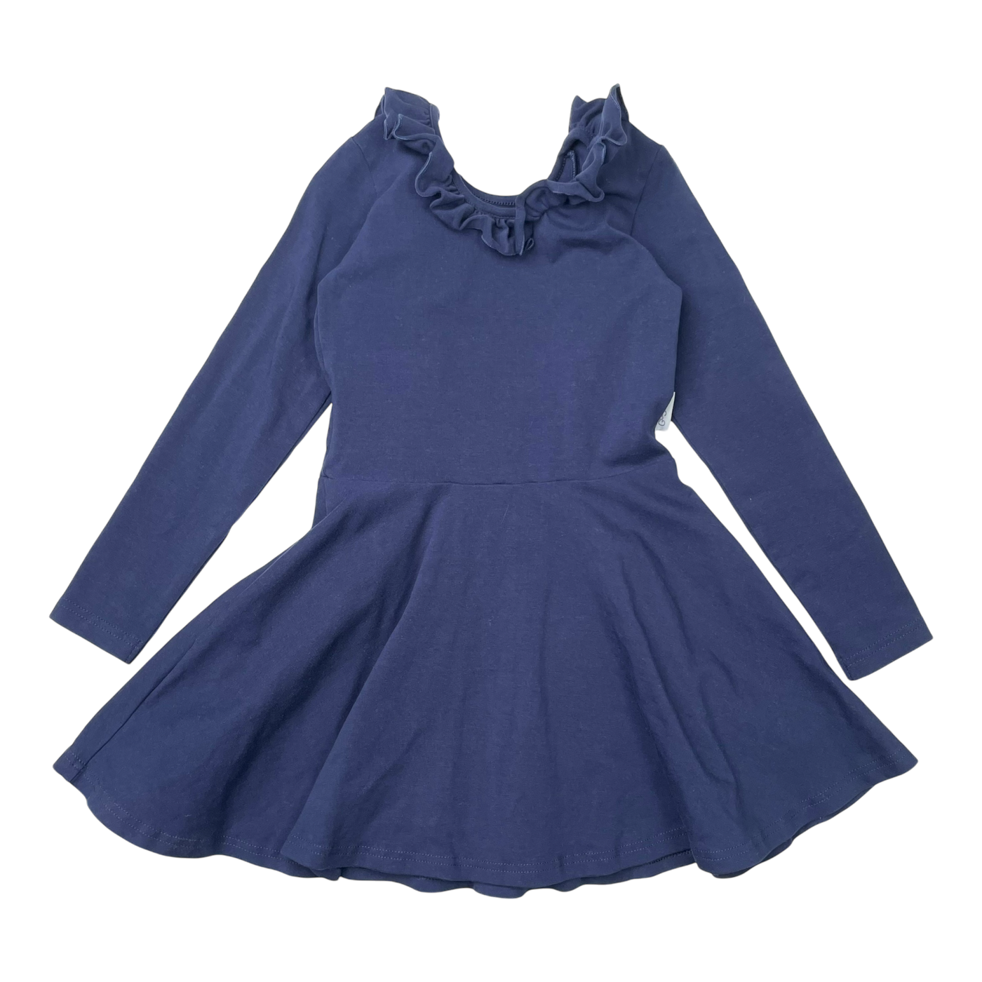 Gugguu frilla dress, midnight blue | 104cm