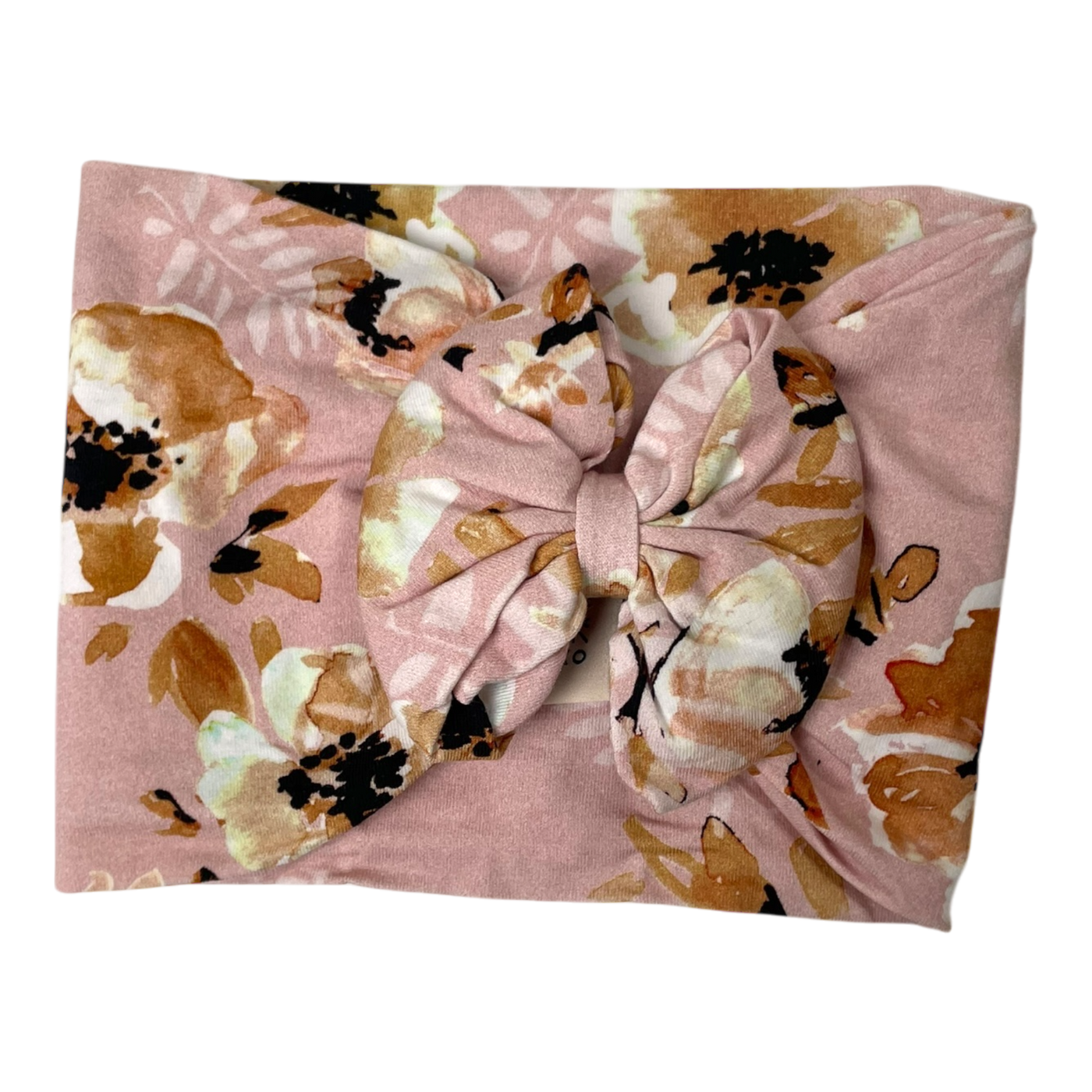 Kaiko bow headwrap, flower | 3-6m