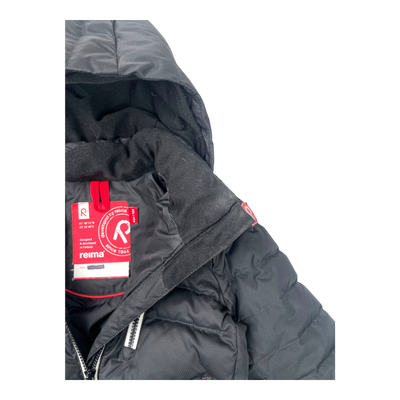 Reima down jacket, black | 104cm