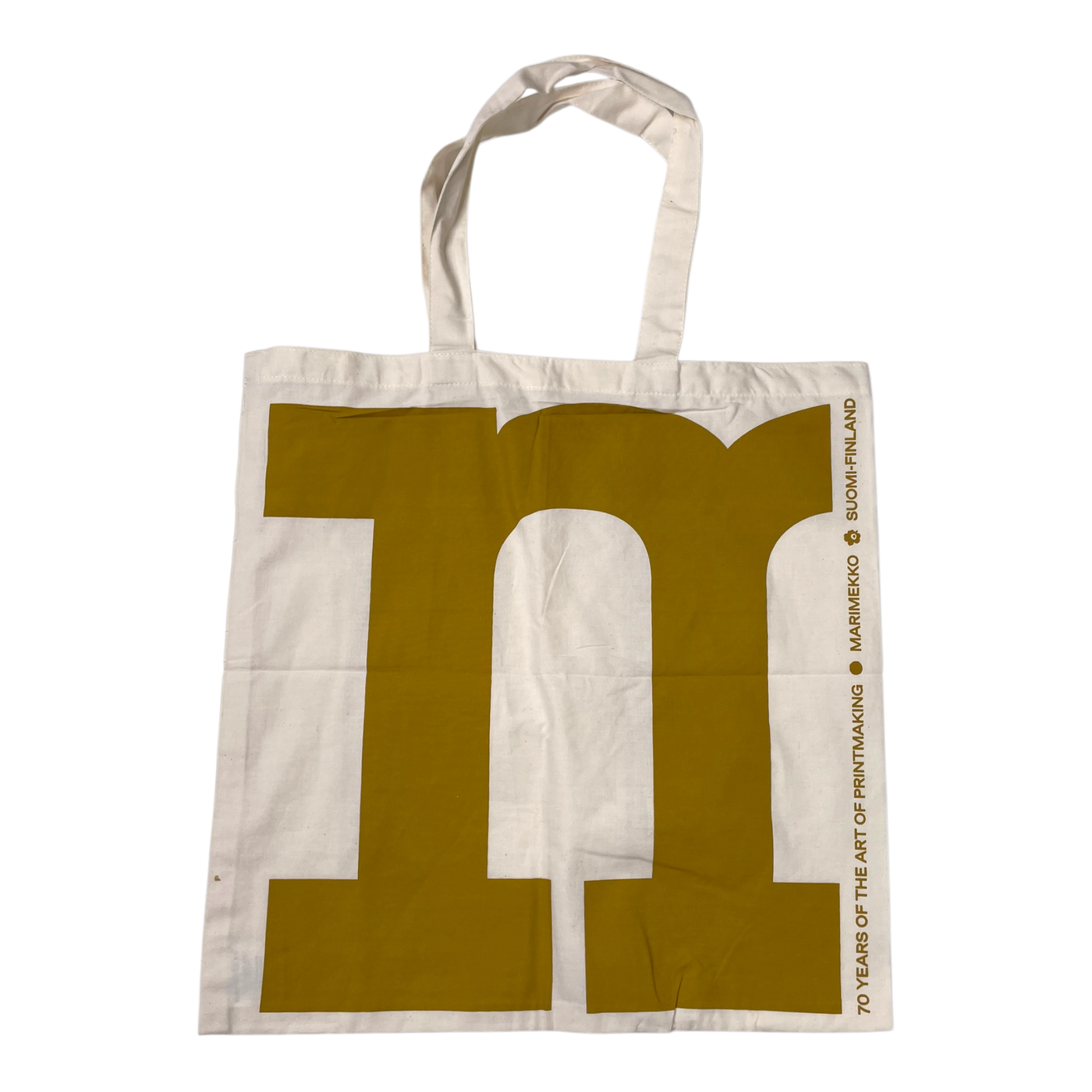 Marimekko logo bag, ivory & gold | onesize