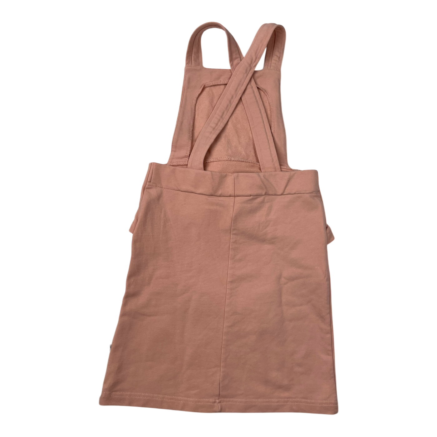 Kaiko dungaree dress, peach | 122/128cm