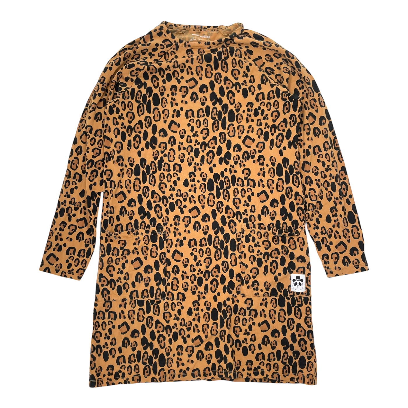 Mini Rodini basic dress, leopard | 140/148cm