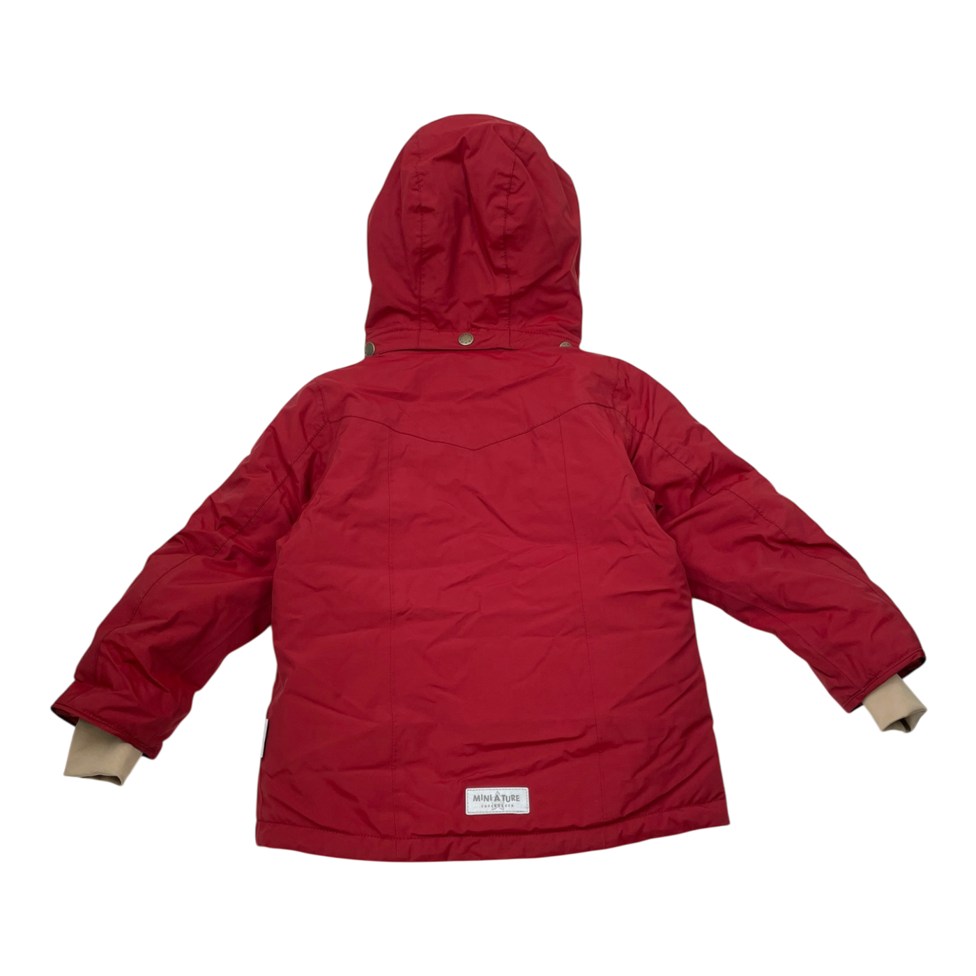Mini A Ture matvestyn winter jacket, dark red | 104cm