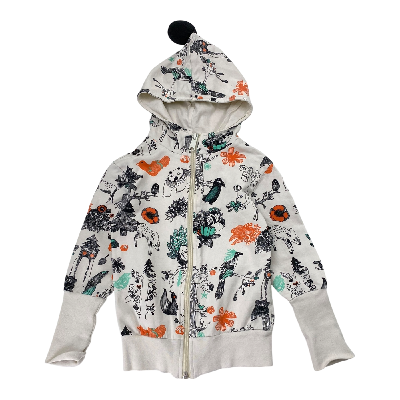Aarre zipper sweat hoodie, multicolor | 90cm