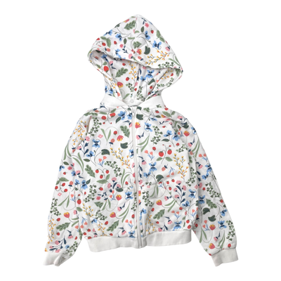 Polarn O. Pyret hoodie, flowers | 134cm