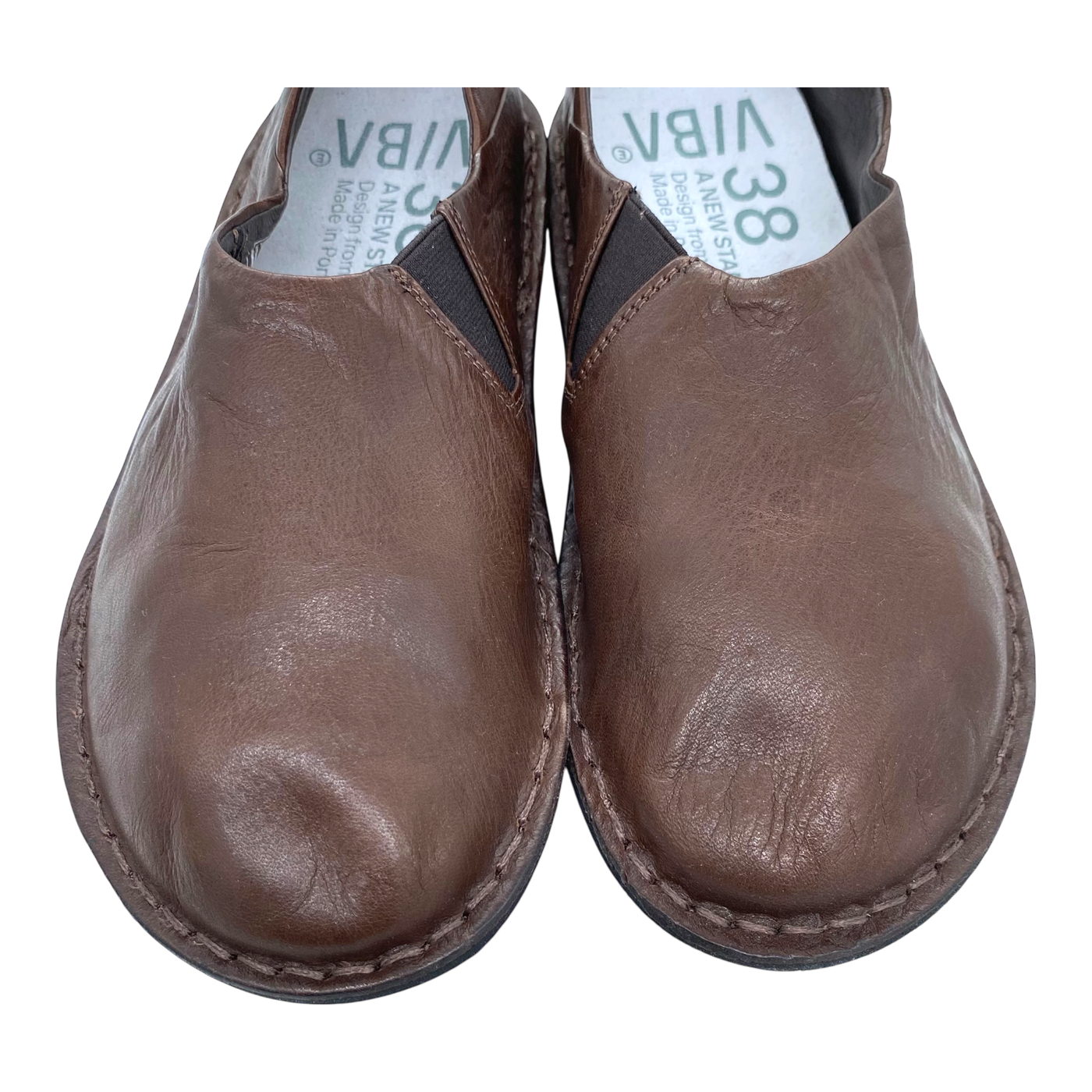 VIBAe Zuma leather shoes, cocoa brown | 38