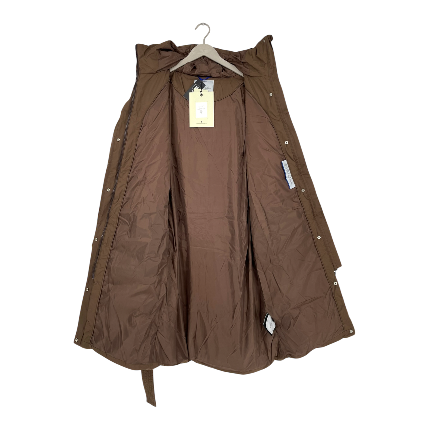 Embassy of Bricks and Logs asby puffer coat, brown | unisex S